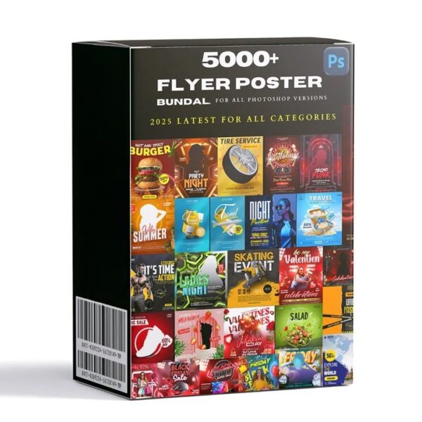 5000+ Flyer & Poster Bundle – 2025 Edition for Photoshop