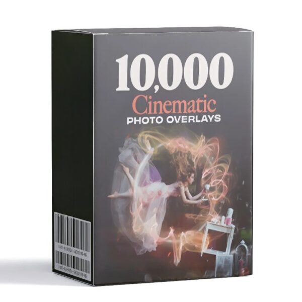 10,000 Cinematic Photo Overlays Pack